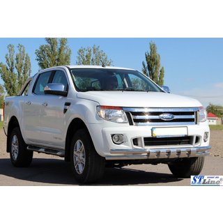 Etusuoja ST016 (ruostumaton teräs) Ford Ranger 2011–2022 kuva 4