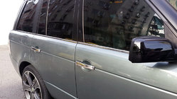 Range Rover III L322 2002–2012 Ikkunakehyslistat (6 kpl, ruostumaton teräs) kuva 1
