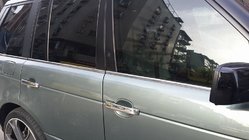 Range Rover III L322 2002–2012 Ikkunakehyslistat (6 kpl, ruostumaton teräs) kuva 2
