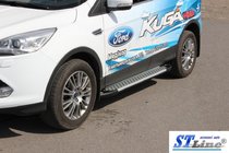 Ford Kuga/Escape 2013–2019 King-sivuportaat (2 kpl, alumiini) kuva 3