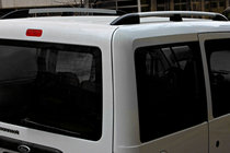 Ford Connect 2006–2009 (Skyline) Kromatut kattokaiteet (muovijalka) kuva 1
