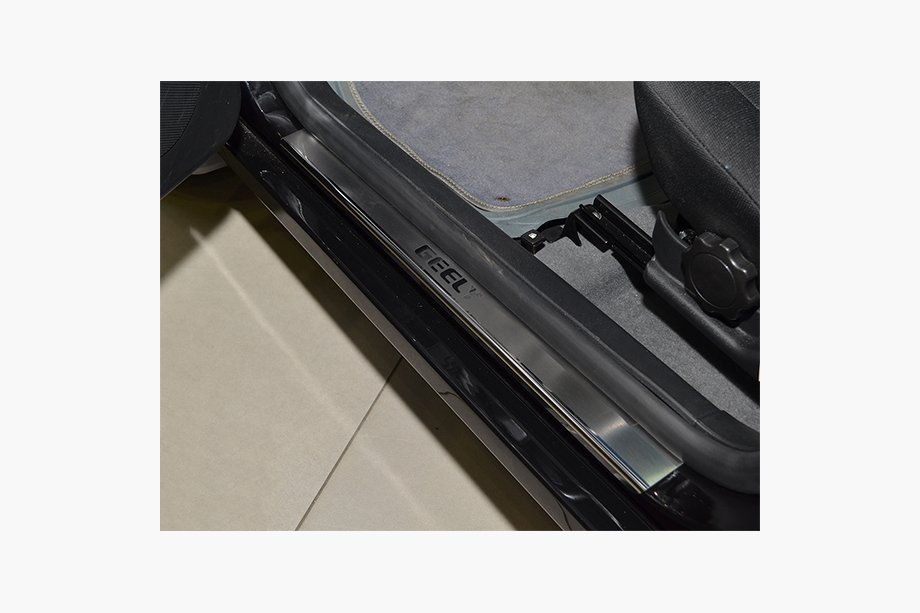 Geely CK-2 2008–2016 Natanika Premium kynnyslistat (4 kpl, ruostumaton teräs) Image