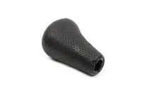 BMW 3-sarja E36 1990–2000 OEM-vaihdekepin nuppi (keinonahka, musta rei’itetty) kuva 2