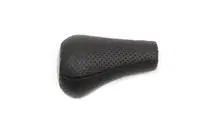 BMW 3-sarja E36 1990–2000 OEM-vaihdekepin nuppi (keinonahka, musta rei’itetty) kuva 3