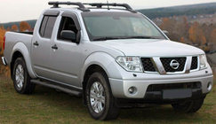 Nissan Navara 2006–2015 Ikkunatuuliohjaimet (4 kpl, Niken) kuva 1