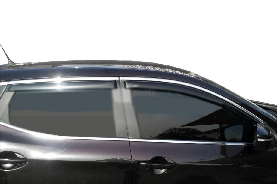 Nissan Qashqai 2014–2021 Ikkunatuulenohjaimet kromilistalla (4 kpl, Libao) Image