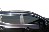 Nissan Qashqai 2014–2021 Ikkunatuulenohjaimet kromilistalla (4 kpl, Libao) kuva 1