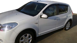 Renault Sandero 2007–2013 Ikkunadeflektorit (4 kpl, HIC) kuva 4