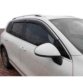Tuuliohjaimet kromilistalla (4 kpl, Niken) Volkswagen Tiguan 2007–2016 kuva 1