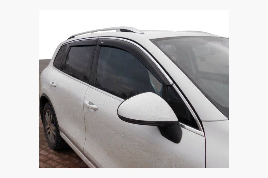 Volkswagen Tiguan 2007–2016 Tuuliohjaimet kromilistalla (4 kpl, Niken) Image