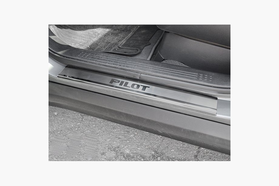 Honda Pilot 2008–2015 Natanika Premium kynnyslistat (4 kpl, ruostumaton teräs) Image