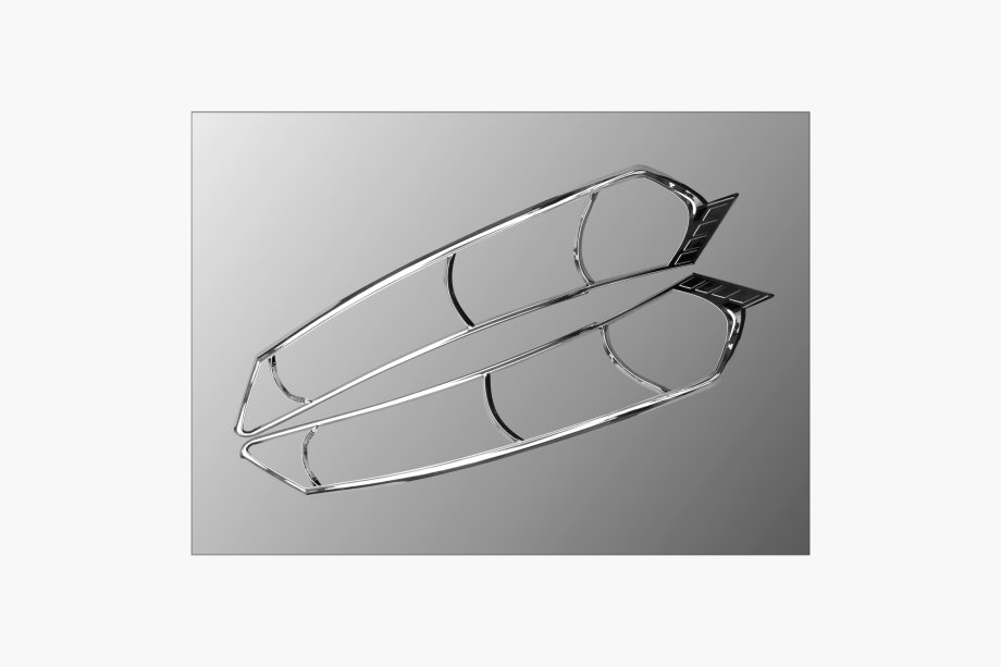 Honda Accord VIII 2008–2012 Takavalojen suojalistat (2 kpl, muovi) Image