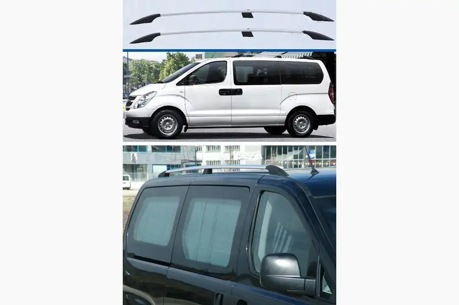 Hyundai H300, H1, Starex 2008–2020 Kromatut kattokaiteet Image