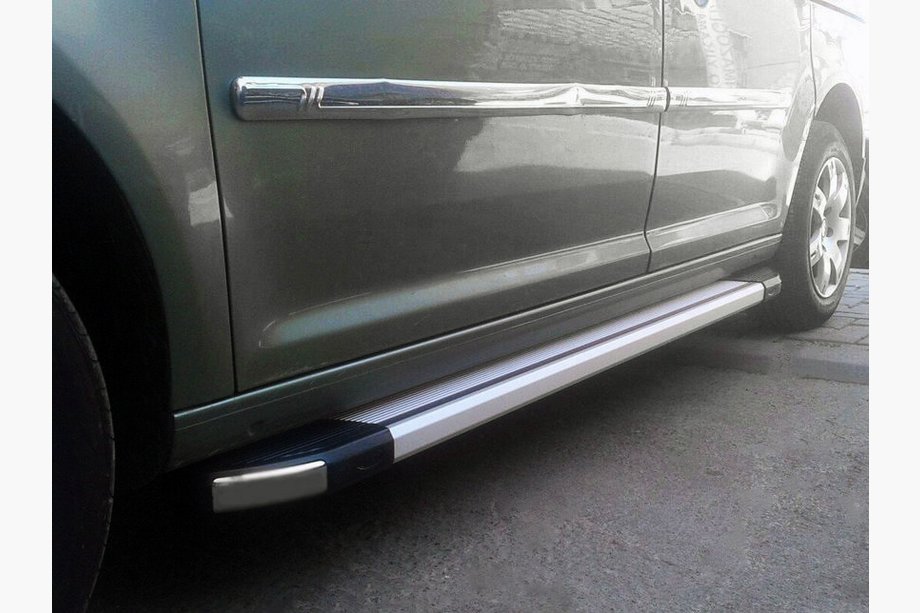 Volkswagen Caddy 2004–2010 Rainbow sivuportaat (2 kpl, alumiini) Image