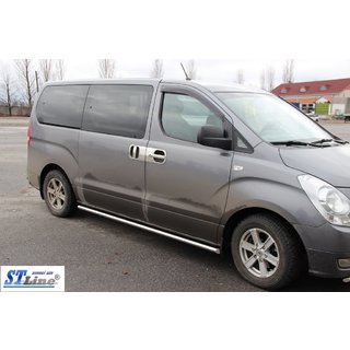 Sivupalkit BB001 (2 kpl, ruostumaton teräs) Hyundai H300, H1, Starex 2008–2020 kuva 2