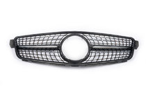 Mercedes C-sarja W204 2007–2015 Etusäleikkö Diamond Black kuva 2