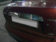 Hyundai Accent 2006–2010 Rekisterikilven ylälista (ruostumaton teräs) Carmos - turkkilainen teräs kuva 1
