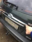 Hyundai Tucson JM 2004– Rekisterikilven ylälista (muovi) kuva 5
