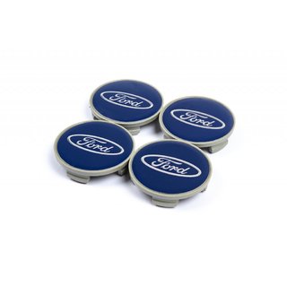 Vanteiden keskikupit 54,5/50 mm siniset (4 kpl) kuva 1