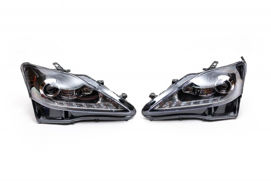 Lexus IS 2005–2013 OEM V1 Black -ajovalot (2 kpl) Image