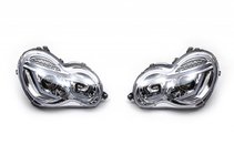 Mercedes C-class W203 2000–2007 Etajovalot LED-parkkivaloilla (2 kpl) Tumma kuva 1