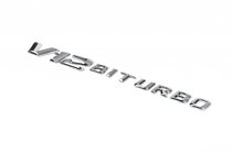 Mercedes E-class W213 2016–2023 V12 Biturbo -embleemi (kromi) kuva 1