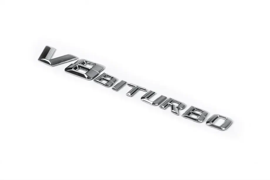 Mercedes GL/GLS -luokka X166 2012–2019 V8 Biturbo -embleemi (kromi) Image