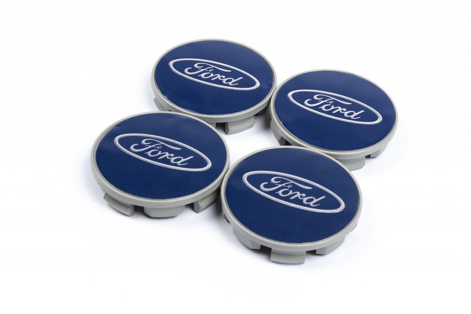 Ford Vanteen keskiökapselit 69/64 mm siniset (4 kpl) Image