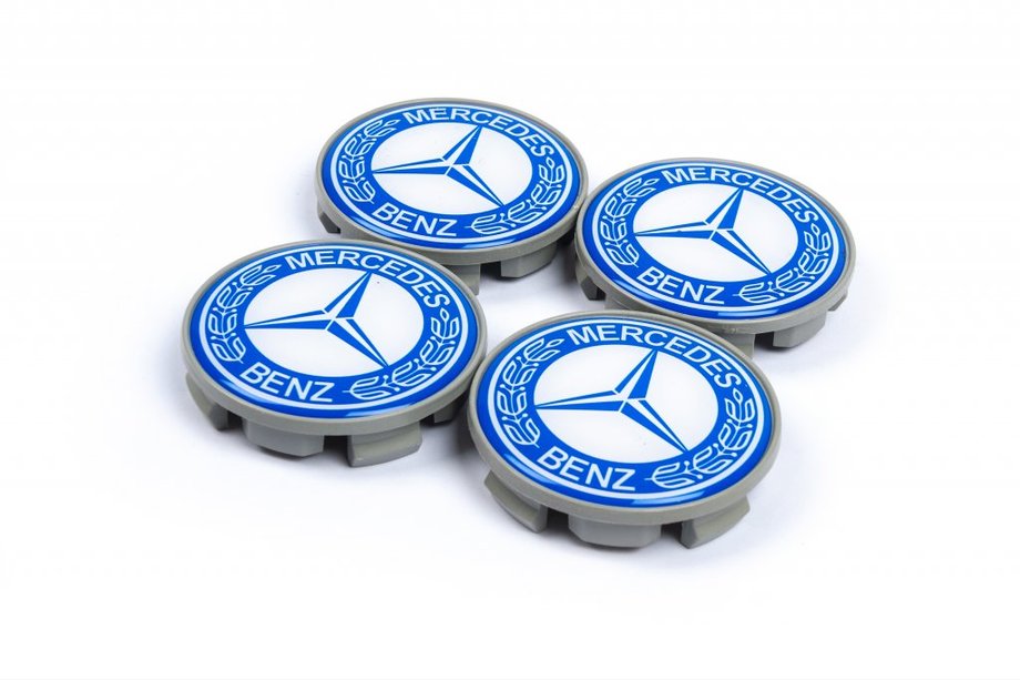 Mercedes-Benz Vanteiden keskikupit 65 mm V3 (4 kpl) Image