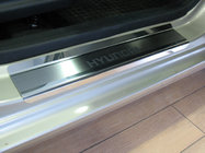 Hyundai I-10 2008–2013 Natanika Premium kynnyslistat (4 kpl, ruostumaton teräs) kuva 1
