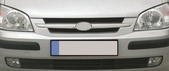 Hyundai Getz 2002– Jäähdyttimensäleikön kromilistat (2-os., RST) kuva 3