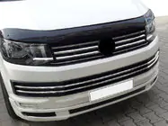 Volkswagen T6 2015–2024 Etupuskurin säleikön suojalistat 2015-2019 (6 kpl, ruostumaton teräs) kuva 4