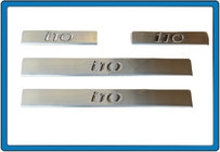 Hyundai I-10 2008–2013 OmsaLine kynnyslistat (4 kpl, ruostumaton teräs) kuva 1