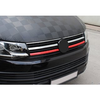 Alemman etusäleikön listat 2015-2019 (2 kpl, punaiset) Volkswagen T6 2015–2024