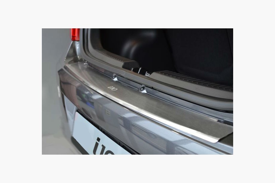 Hyundai I-10 2008–2013 Takapuskurin suojalista taivutuksella Натаніка (ruostumaton teräs) Image