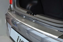 Hyundai I-10 2008–2013 Takapuskurin suojalista taivutuksella Натаніка (ruostumaton teräs) kuva 1