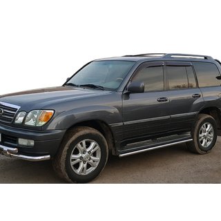 Sivukynnysten suojat (2 kpl, ruostumaton teräs) Lexus LX470 1998–2007 kuva 1