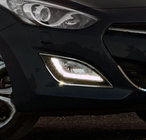 Hyundai I-30 2012–2017 Sumuvalojen kromikehykset (2 kpl, ruostumaton teräs) kuva 3