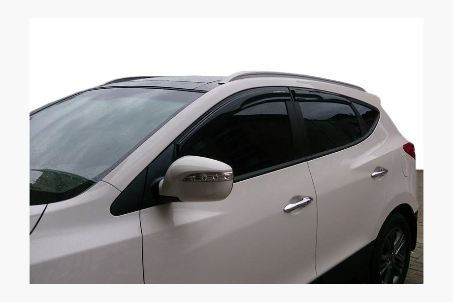 Hyundai IX-35 2010–2015 Ovenkahvan kromisuojat (4 kpl, ruostumaton teräs) Keyless-sensorilla, Carmos – turkkilainen teräs Image