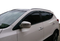 Hyundai IX-35 2010–2015 Ovenkahvan kromisuojat (4 kpl, ruostumaton teräs) Keyless-sensorilla, Carmos – turkkilainen teräs kuva 1