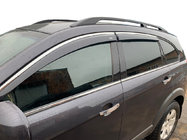 Chevrolet Captiva 2006–2019 Ikkunatuuliohjaimet kromilistalla (4 kpl, CSV029-AC) kuva 1