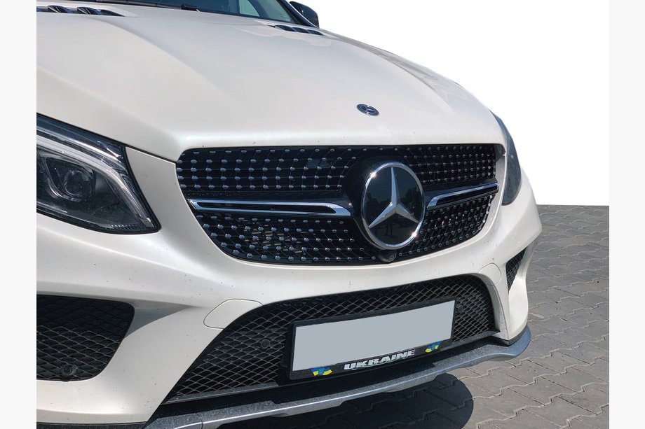 Mercedes GLE coupe C292 2015–2019 Tuning-jäähdyttimen maski (Diamond Black) Image