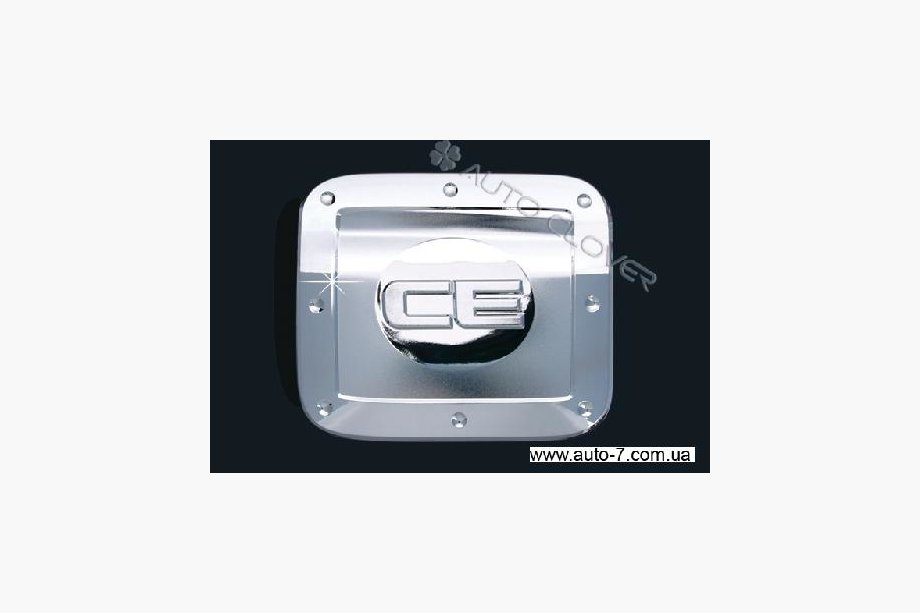 Chevrolet Aveo T250 2005–2011 Polttoaineluukun suojus (kromattu muovi) Image