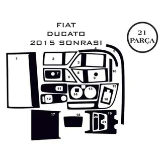 Kojelaudan suojalistat (2014+) kuva 2