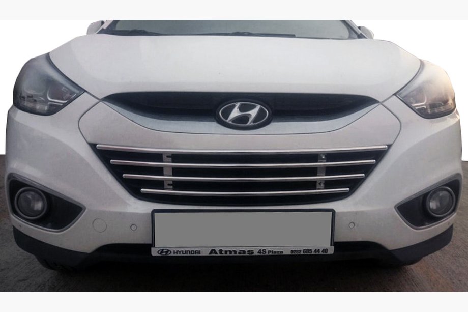 Hyundai IX-35 2010–2015 Puskuriritilä (ruostumaton teräs) Image