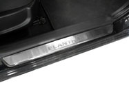 Hyundai Elantra (HD) 2006–2011 Nataniko ovikynnyslistat (4 kpl, ruostumaton teräs) Premium – 3M-teippi, 0,8 mm kuva 1