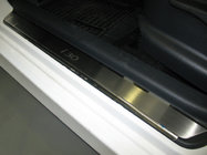 Hyundai I-30 2007–2011 Nataniko ovikynnyslistat (4 kpl, ruostumaton teräs) Vakio – Lohmann-teippi, 0,5 mm kuva 1