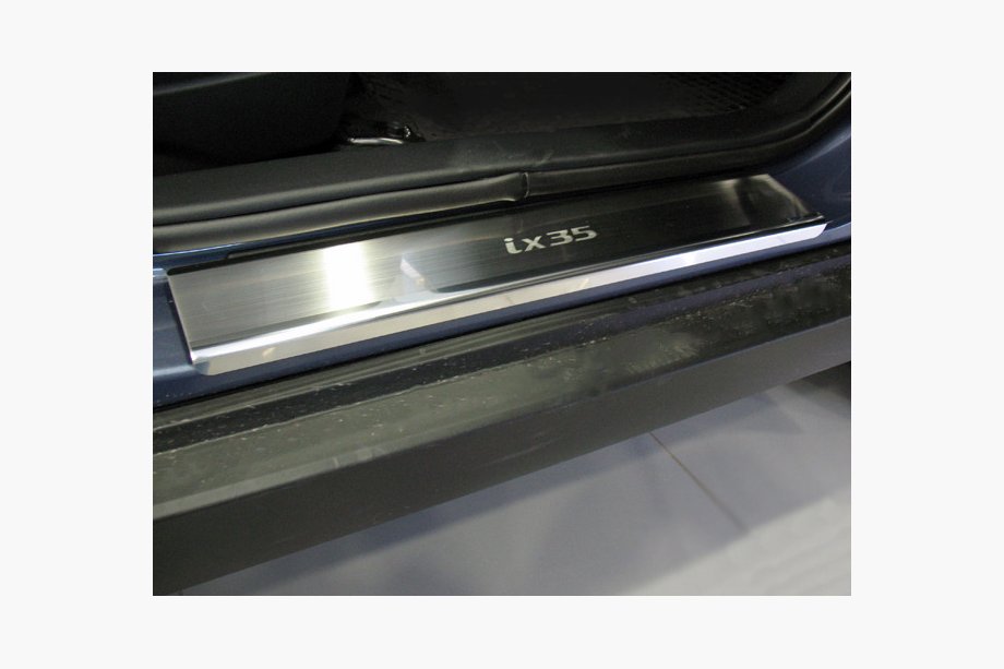 Hyundai IX-35 2010–2015 Nataniko ovikynnyslistat (4 kpl, ruostumaton teräs) Image