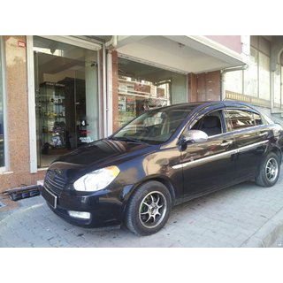 Kromiset ovenkahvan suojakuoret (4 kpl) Hyundai Accent 2006–2010 kuva 4