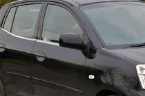 Kia Picanto 2004–2011 Ikkunoiden alalistat (4 kpl, ruostumaton teräs) kuva 1